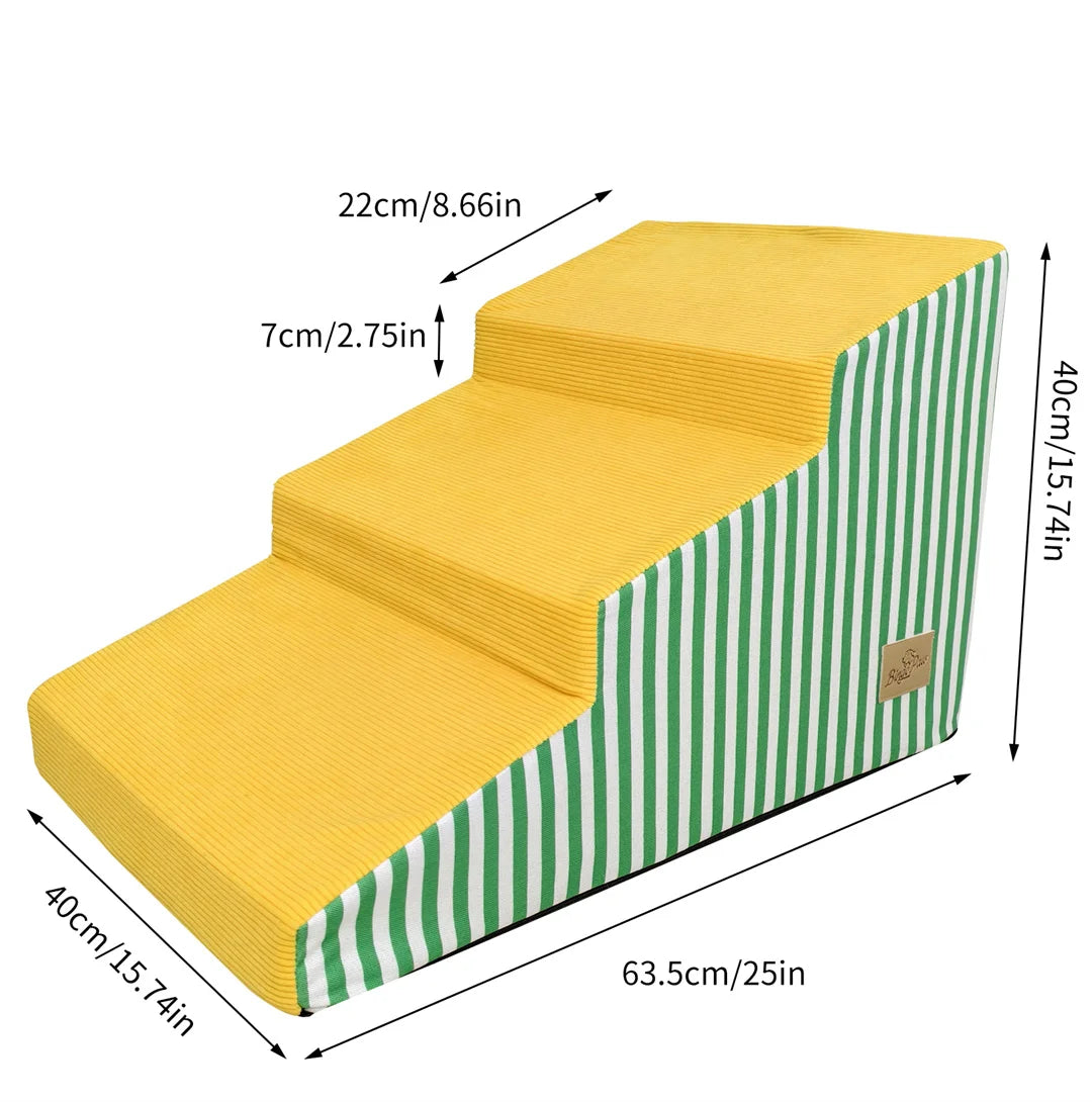 Pet Stairs For Dogs With Non Slip Removable Surface