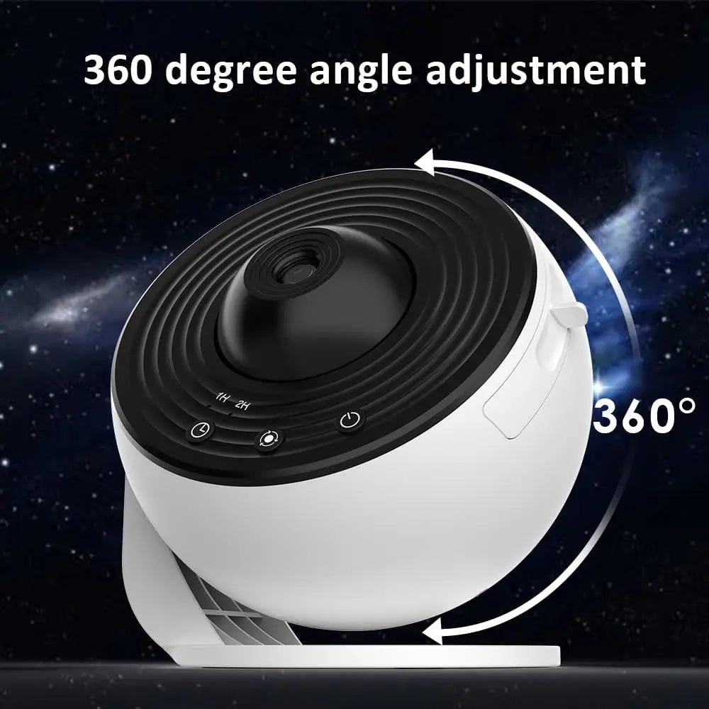 Aiopp Planetarium Star Projector With Rotating Galaxy Display And Timer