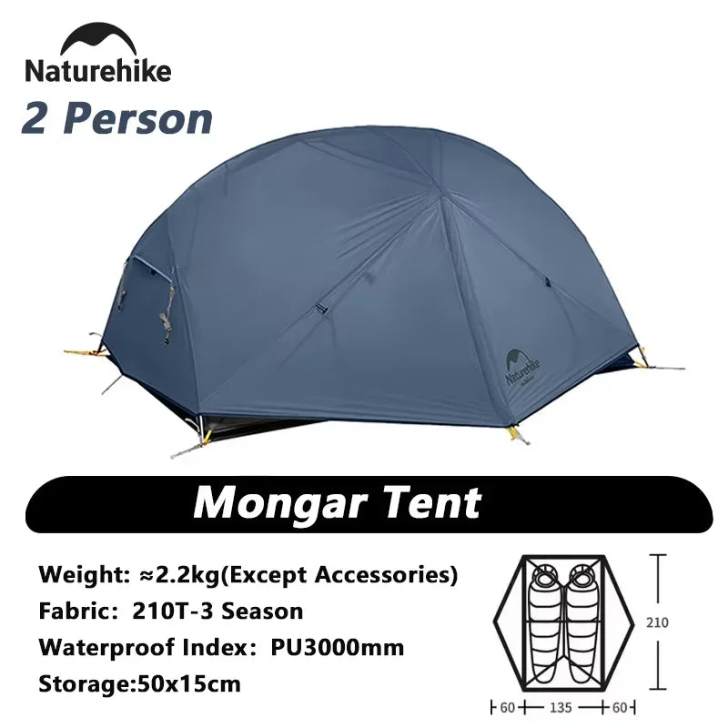 Naturehike Mongar Ultralight Double Layer Waterproof Camping Tent