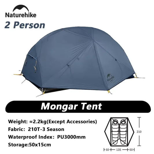 Naturehike Mongar Ultralight Double Layer Waterproof Camping Tent