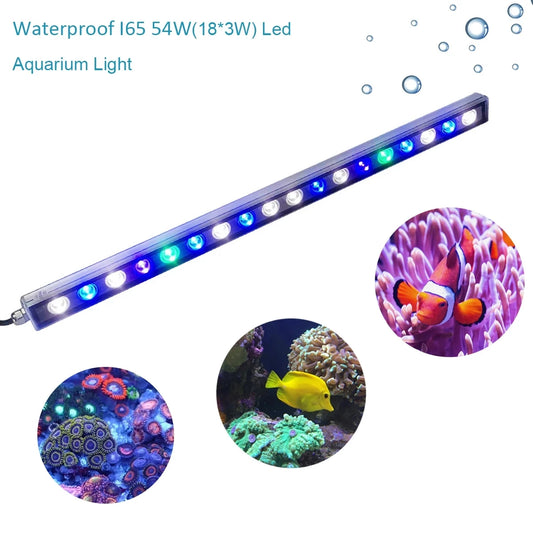 PopularGrow Full Spectrum LED Aquarium Reef Light for Coral Tanks