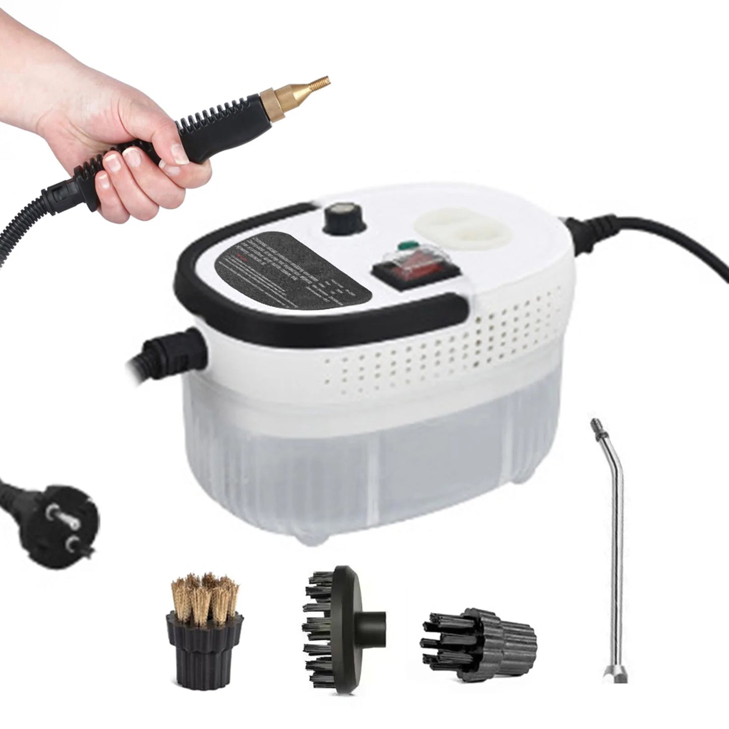 Romellar Handheld Steam Cleaner Quick Heating For Home And Car