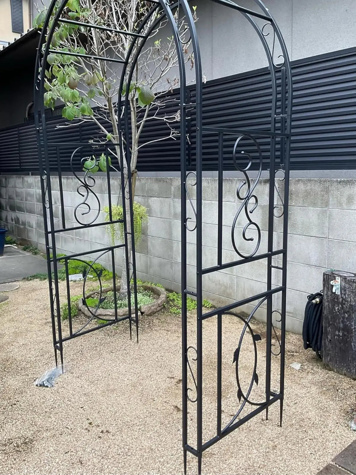 Heavy Duty Metal Garden Arch Plant Climbing Trellis Frame