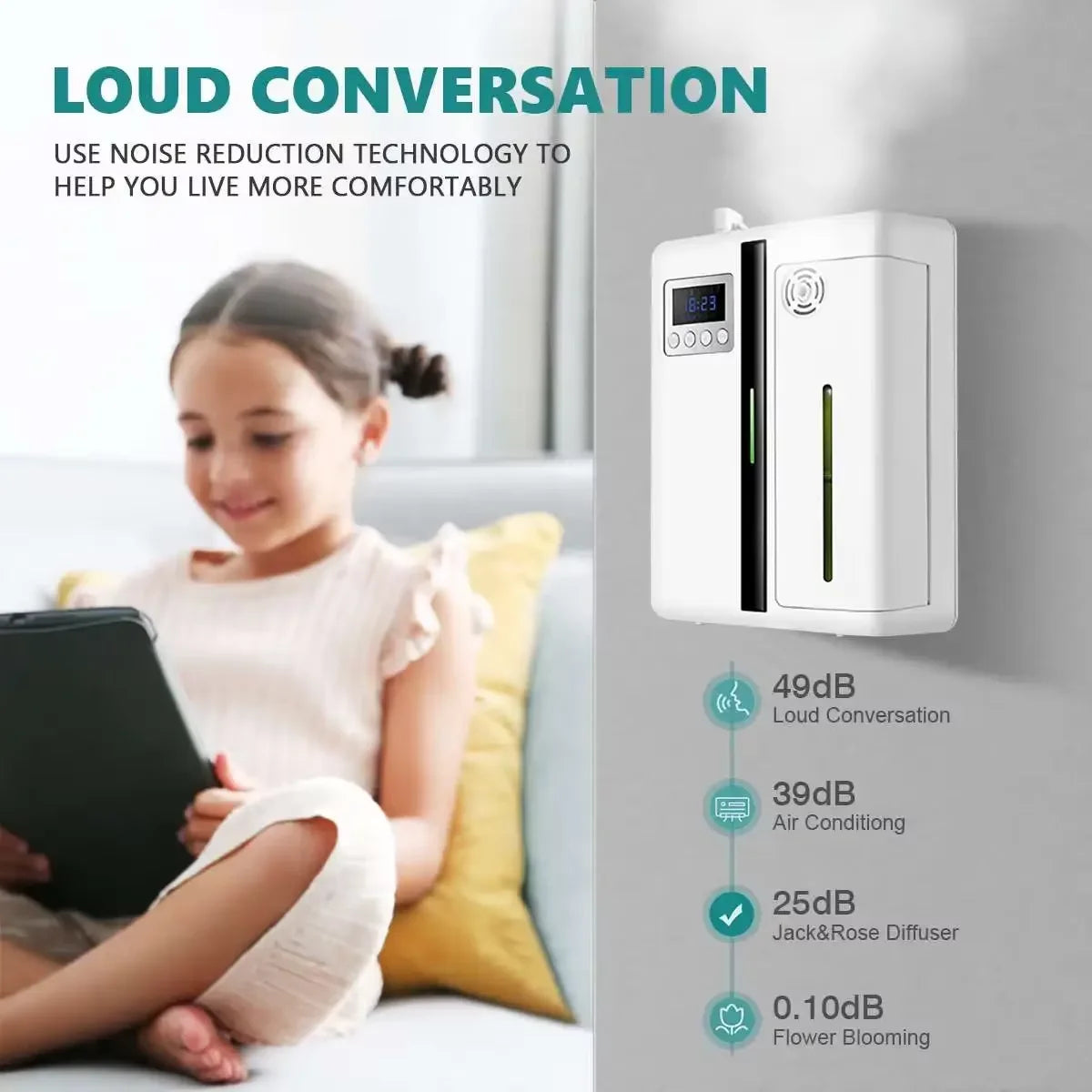 Namste Bluetooth Aroma Diffuser Wall Hanging Home Air Purifier
