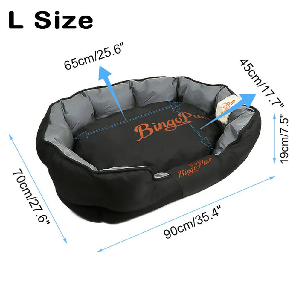 Borwart Waterproof Orthopedic Sofa Dog Bed With Removable Cover