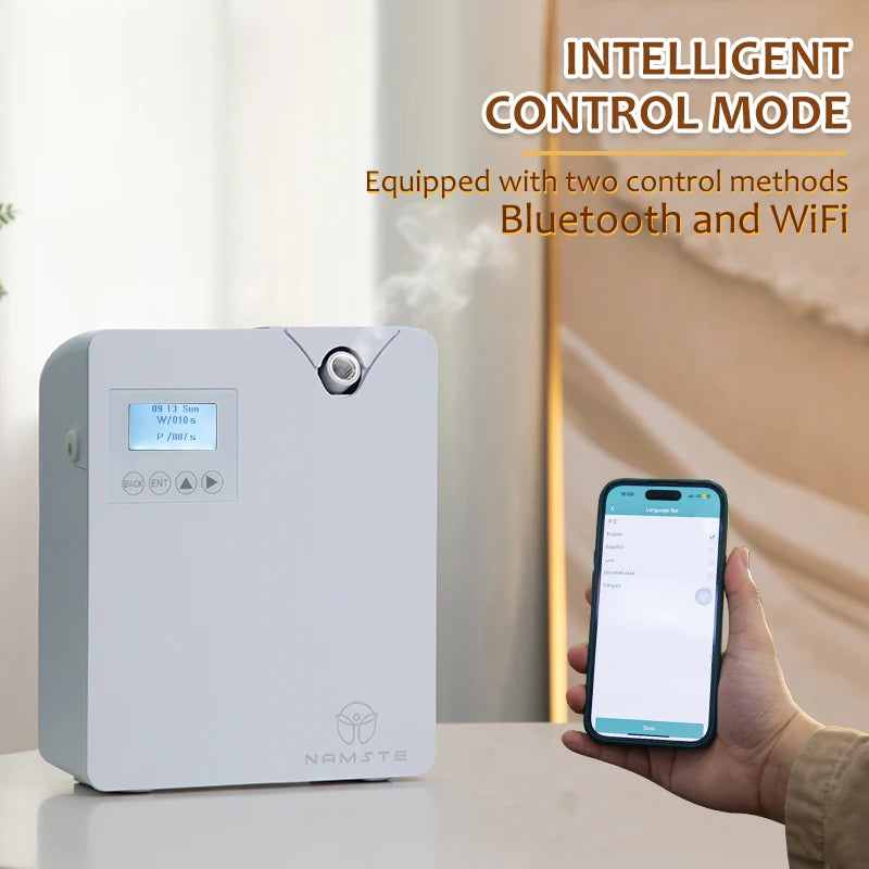 Namste Smart Aroma Diffuser With Wifi And Bluetooth For Rooms