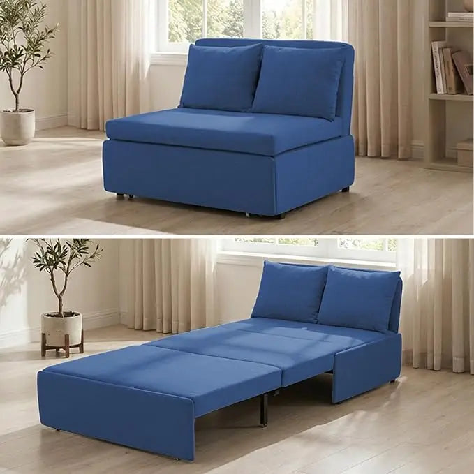 XIUWO 2-In-1 Convertible Sofa Bed Sleeper For Small Spaces