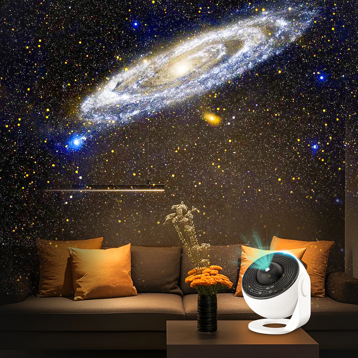 Aiopp Planetarium Star Projector With Rotating Galaxy Display And Timer