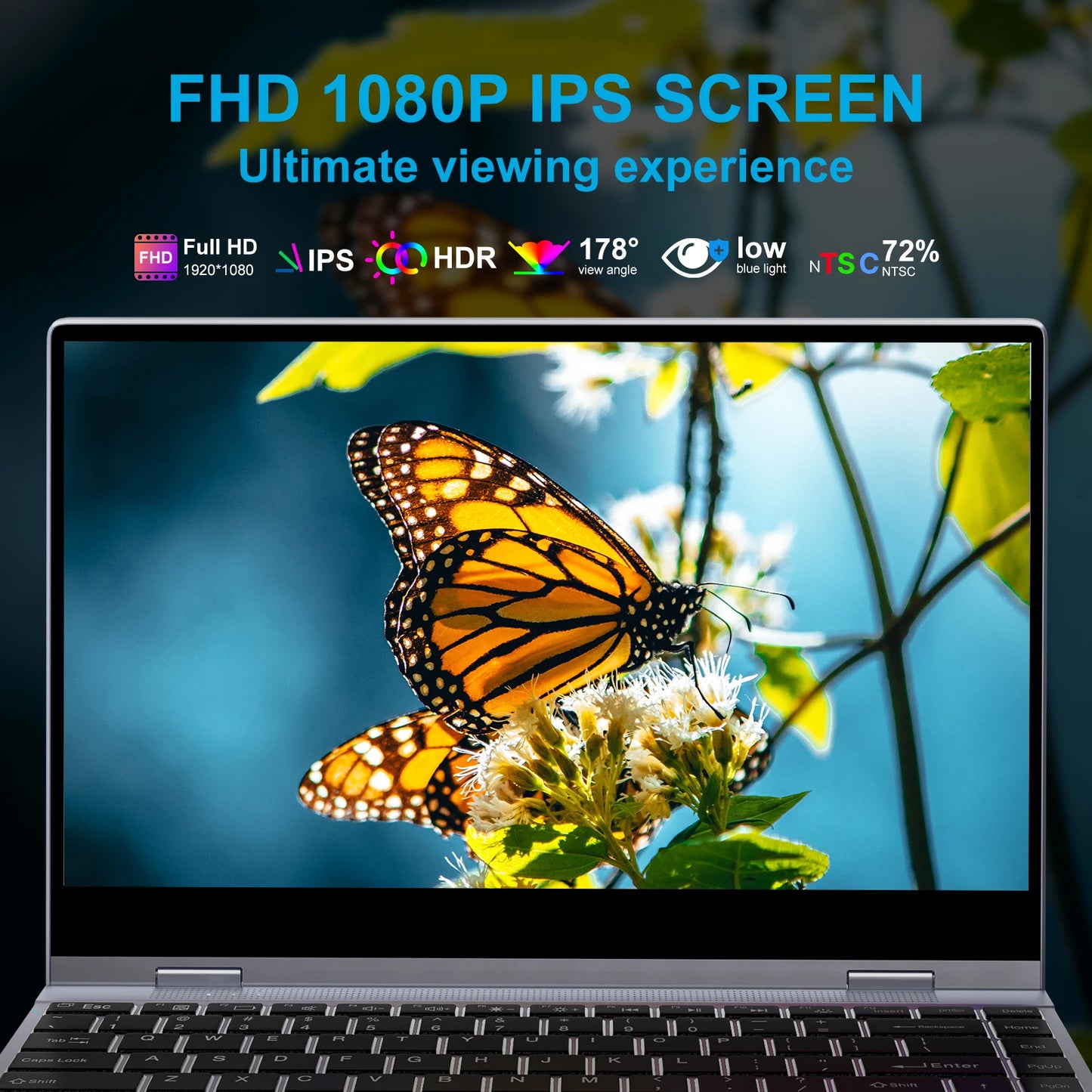 Dopesplay 14 Inch Portable Touch Monitor With Built-in Battery