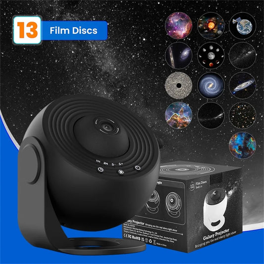 Aiopp Planetarium Star Projector With Rotating Galaxy Display And Timer