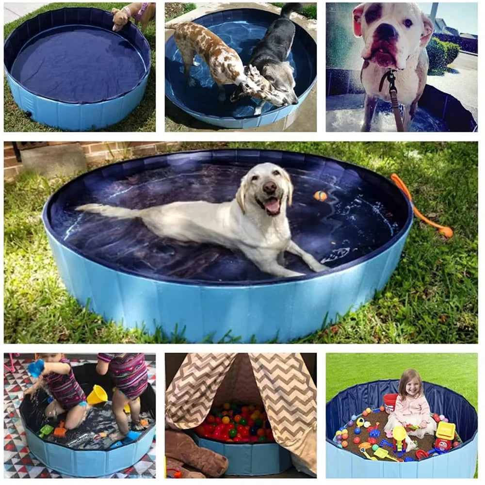 Portable Foldable Dog Swimming Pool And Grooming Tub