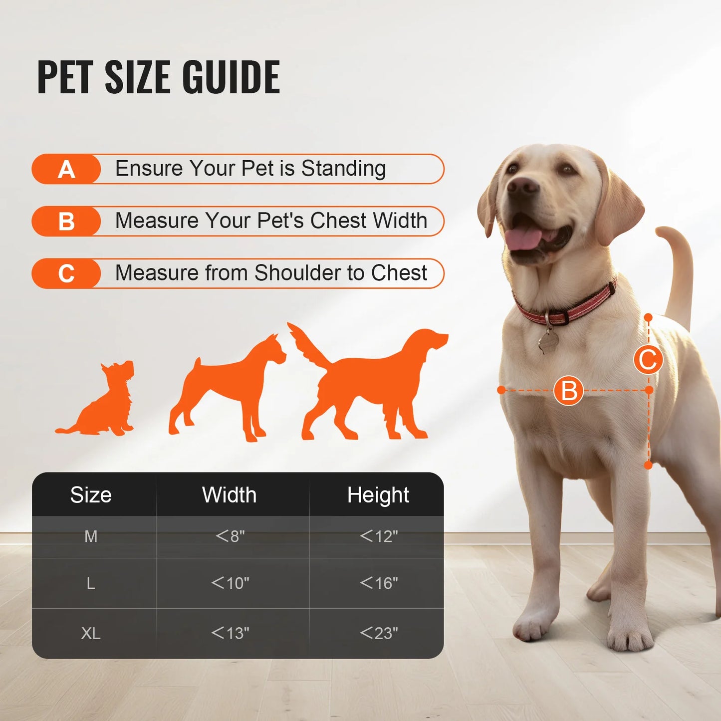 SucceBuy Adjustable Height Sliding Glass Dog Door With Tempered Glass