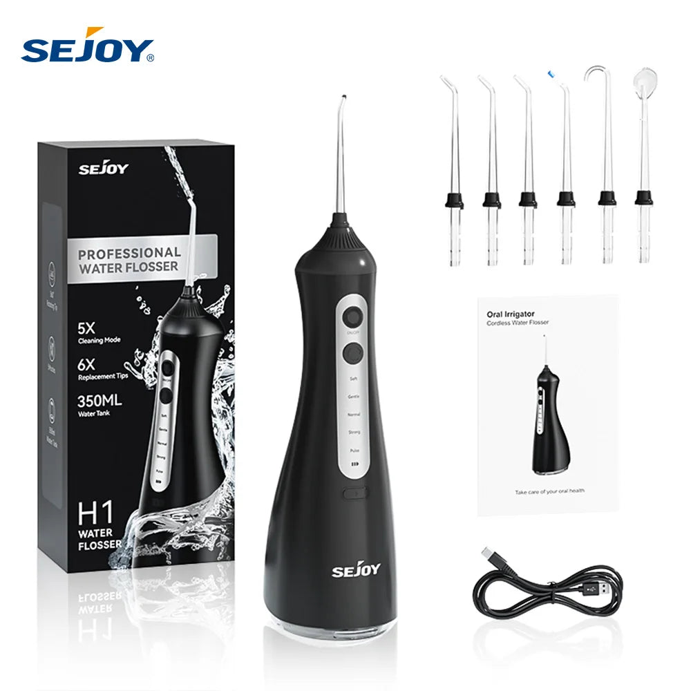 Sejoy Cordless Electric Oral Irrigator And Dental Water Flosser
