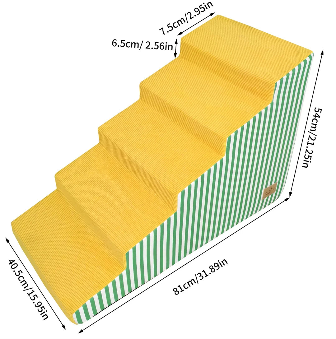 Pet Stairs For Dogs With Non Slip Removable Surface