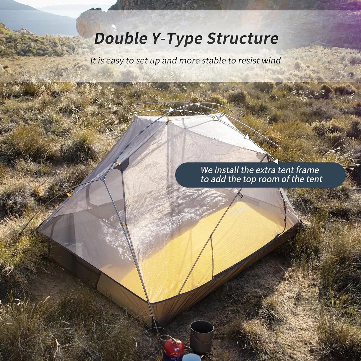 Naturehike Mongar Ultralight Double Layer Waterproof Camping Tent