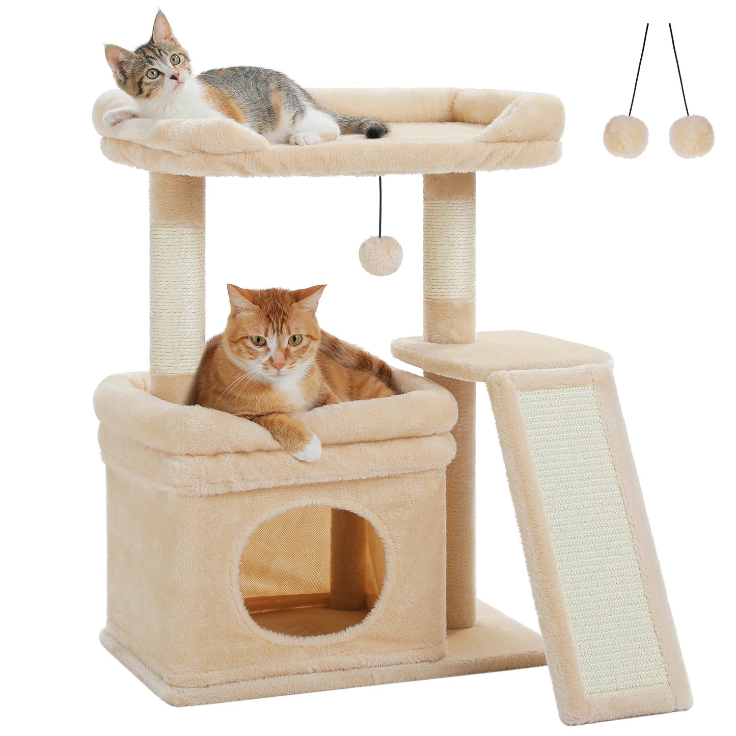 Pawz Road Multi Level Cat Tree With Sisal Scratching Posts