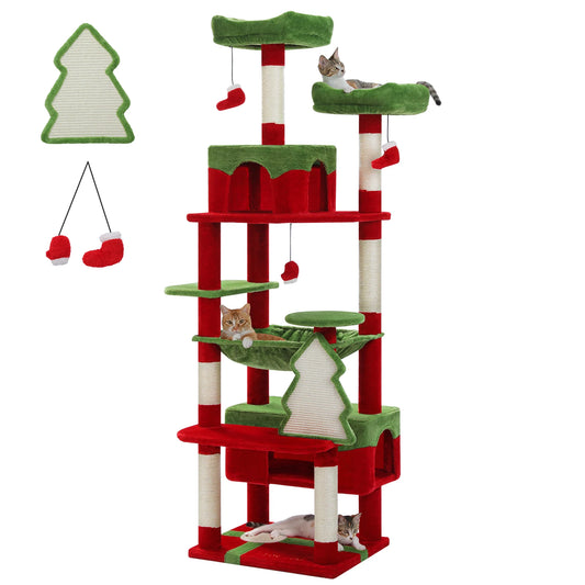 PAWZ Road Large Cat Tree For Indoor Cats With Posts