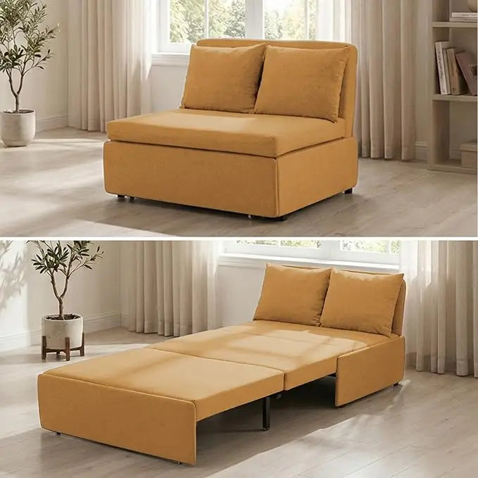XIUWO 2-In-1 Convertible Sofa Bed Sleeper For Small Spaces
