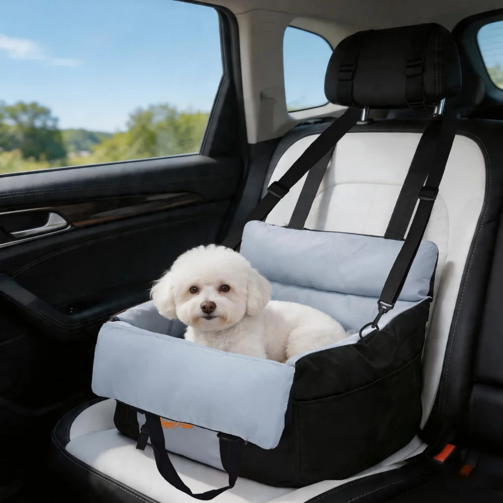 Borwart Portable Dog Booster Car Seat With Removable Cover