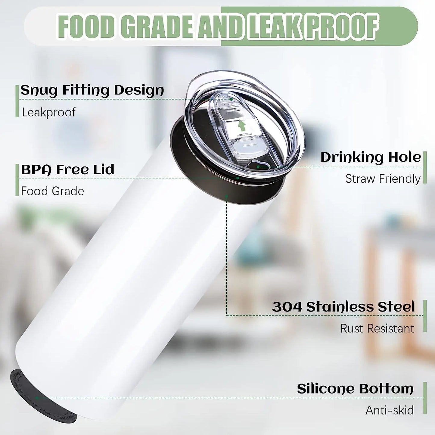 Premium Stainless Steel Sublimation Tumblers For Craft Use
