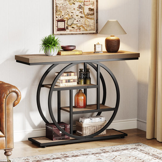 Tribesigns Console Table Multi Tier Entryway Sofa Table