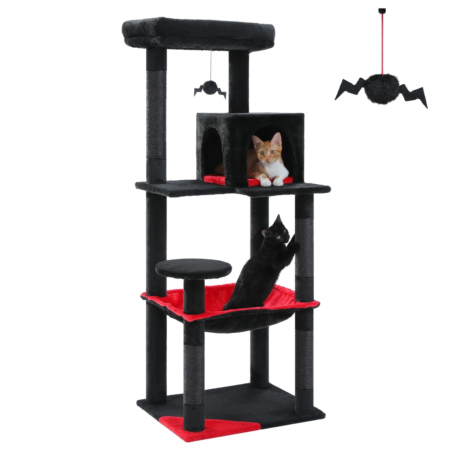 PAWZ Road Gothic Cat Tree Indoor Tall Cat Tower Hammock