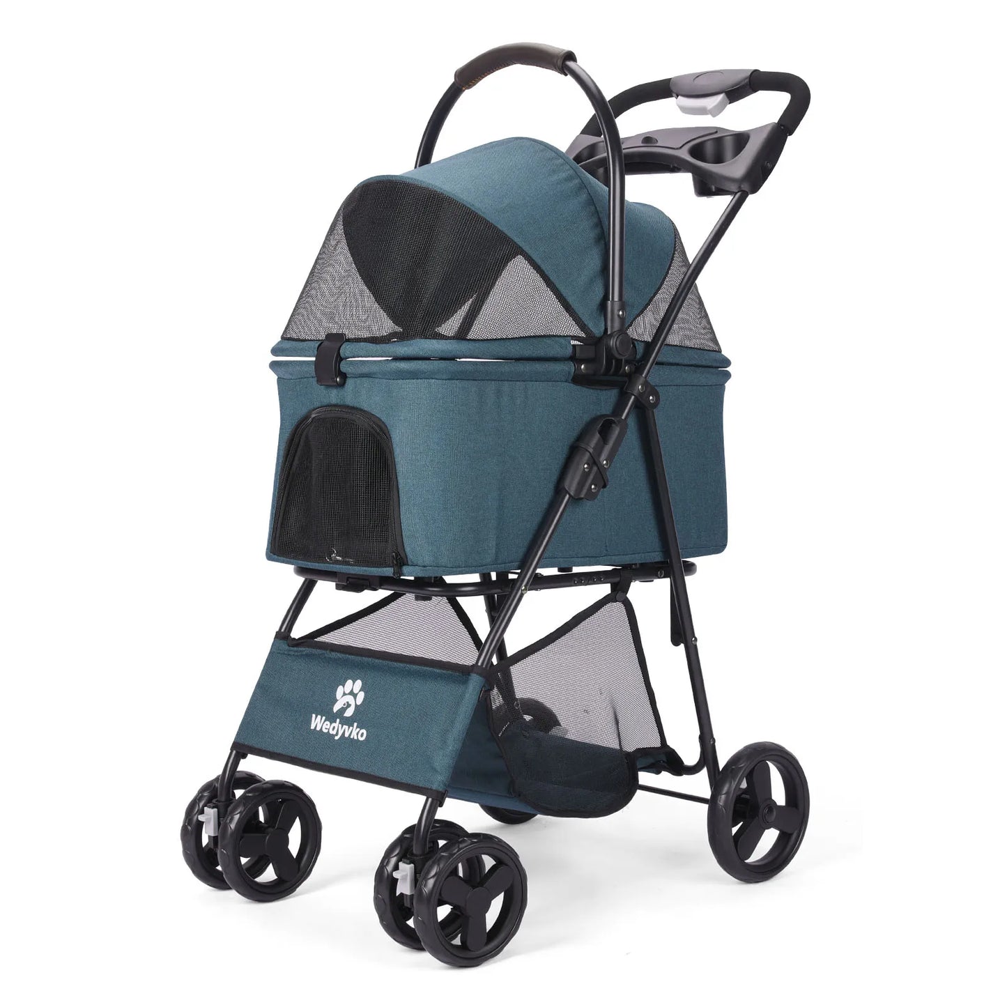 3 In 1 Pet Stroller With Removable Carrier For Pets