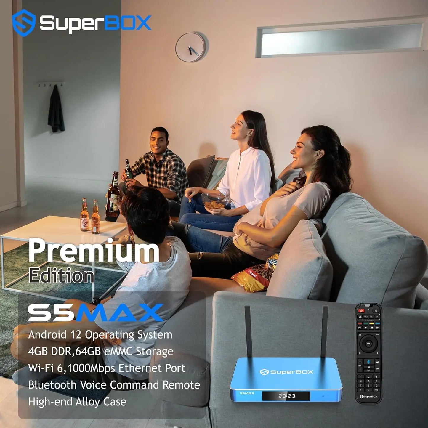 Quad Core Android TV Box With 4GB RAM And 8GB Storage