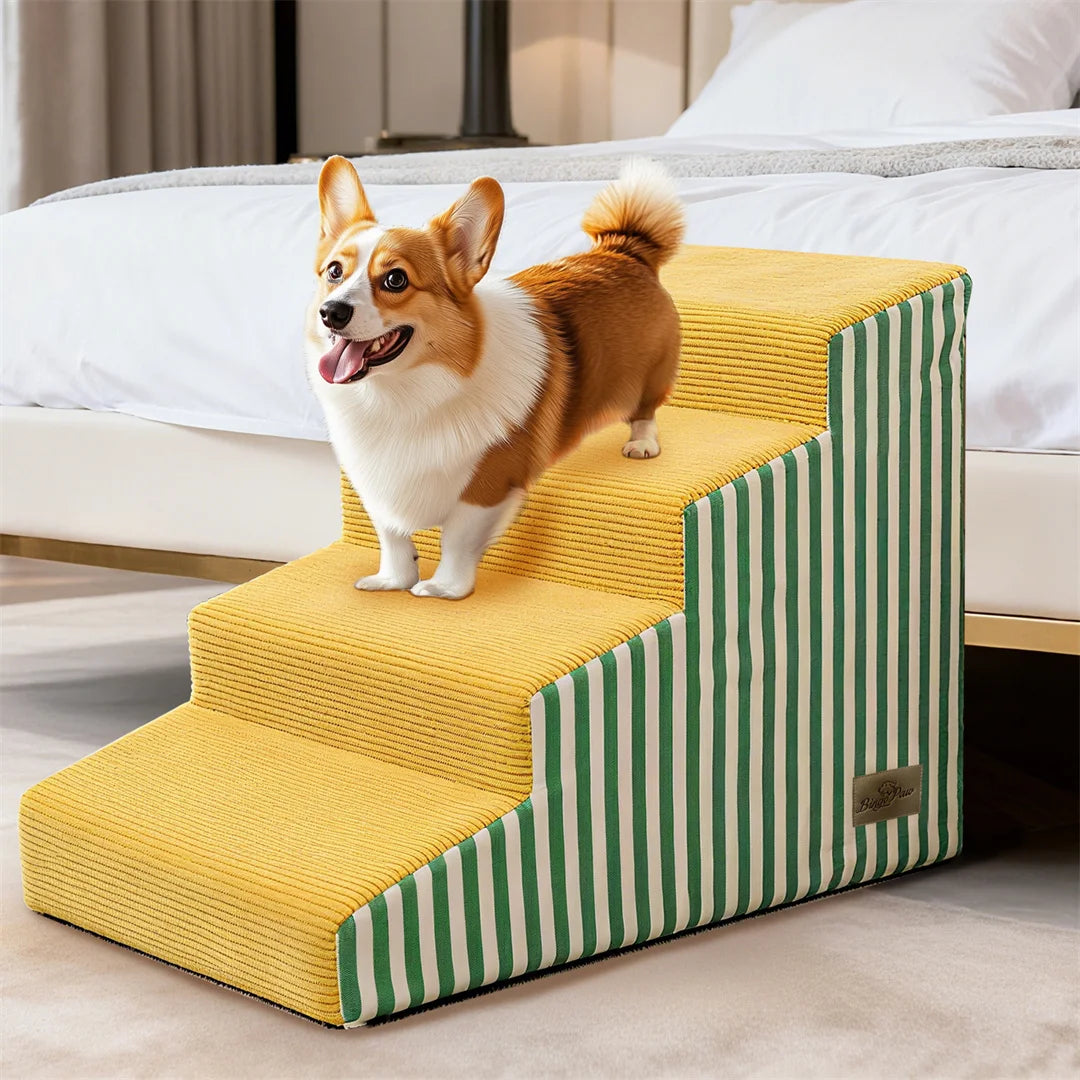 Pet Stairs For Dogs With Non Slip Removable Surface