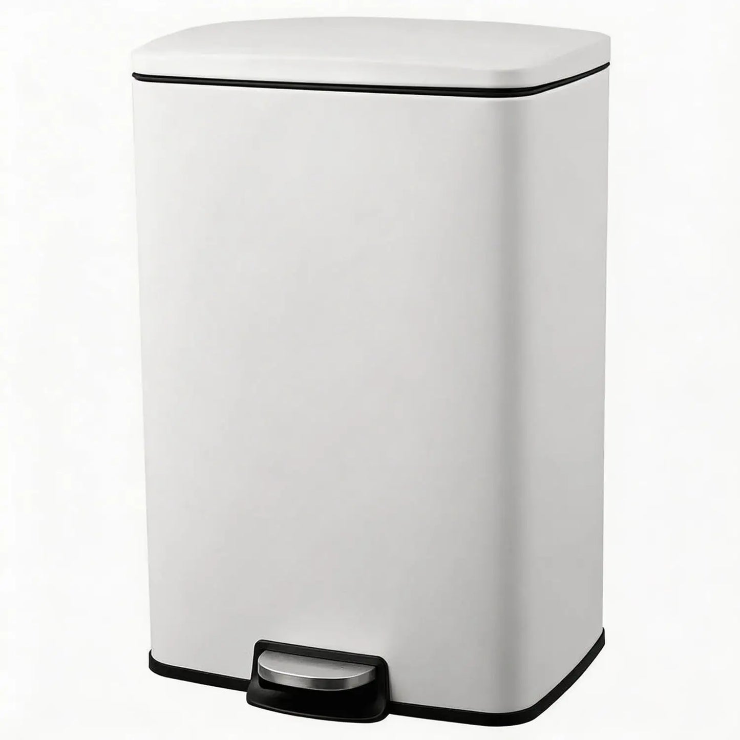 HiMISS Stainless Steel Pedal Trash Bin With Fingerprint Proof Finish