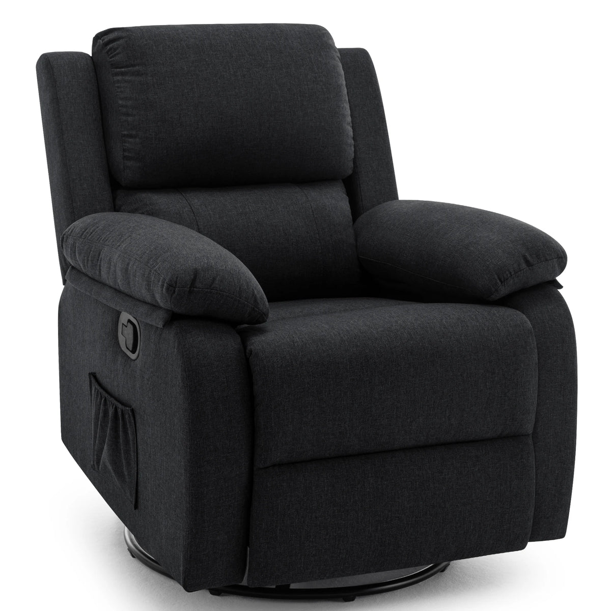 Korser Modern Fabric Swivel Rocking Recliner Chair for Living Room