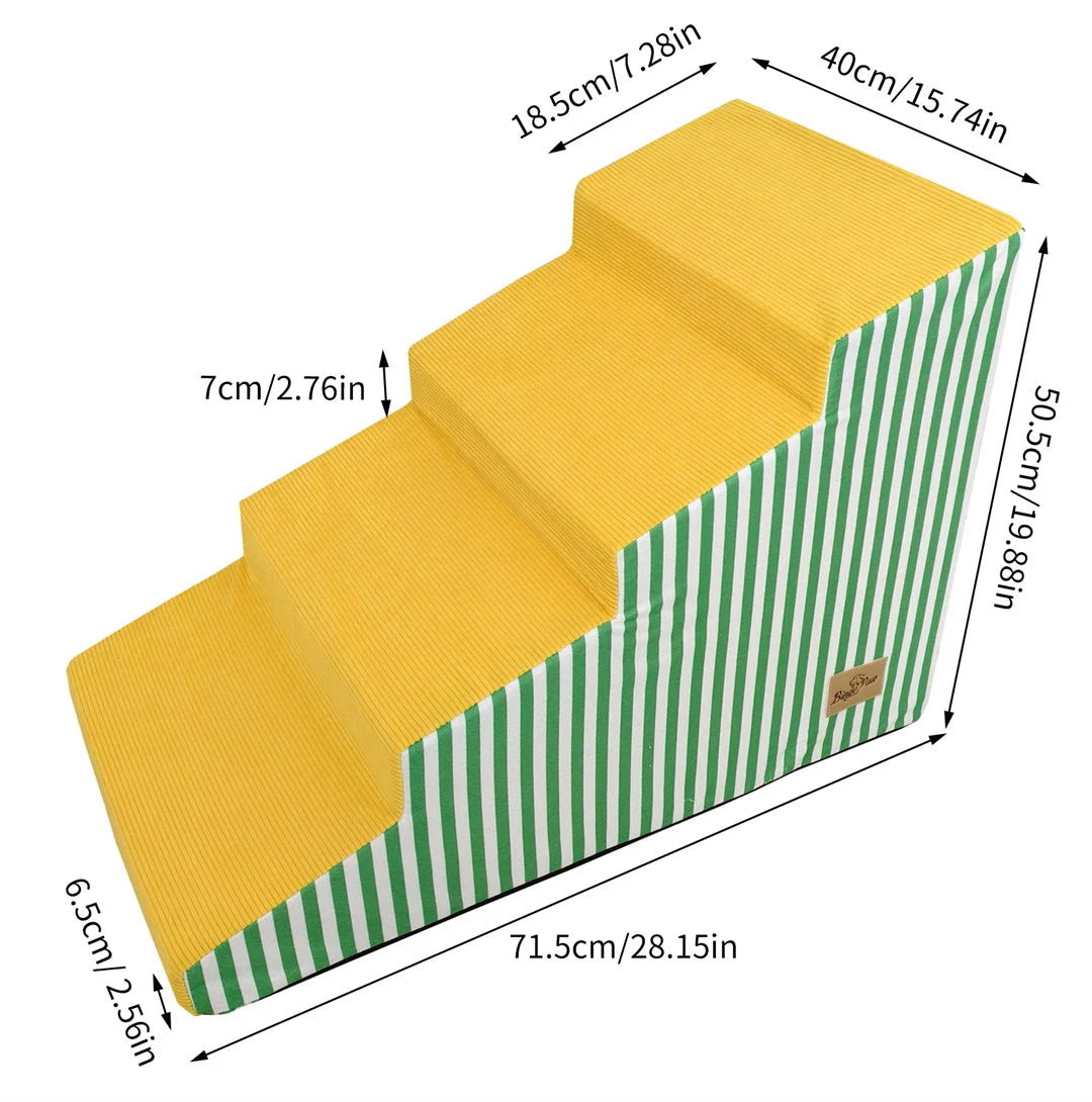Pet Stairs For Dogs With Non Slip Removable Surface
