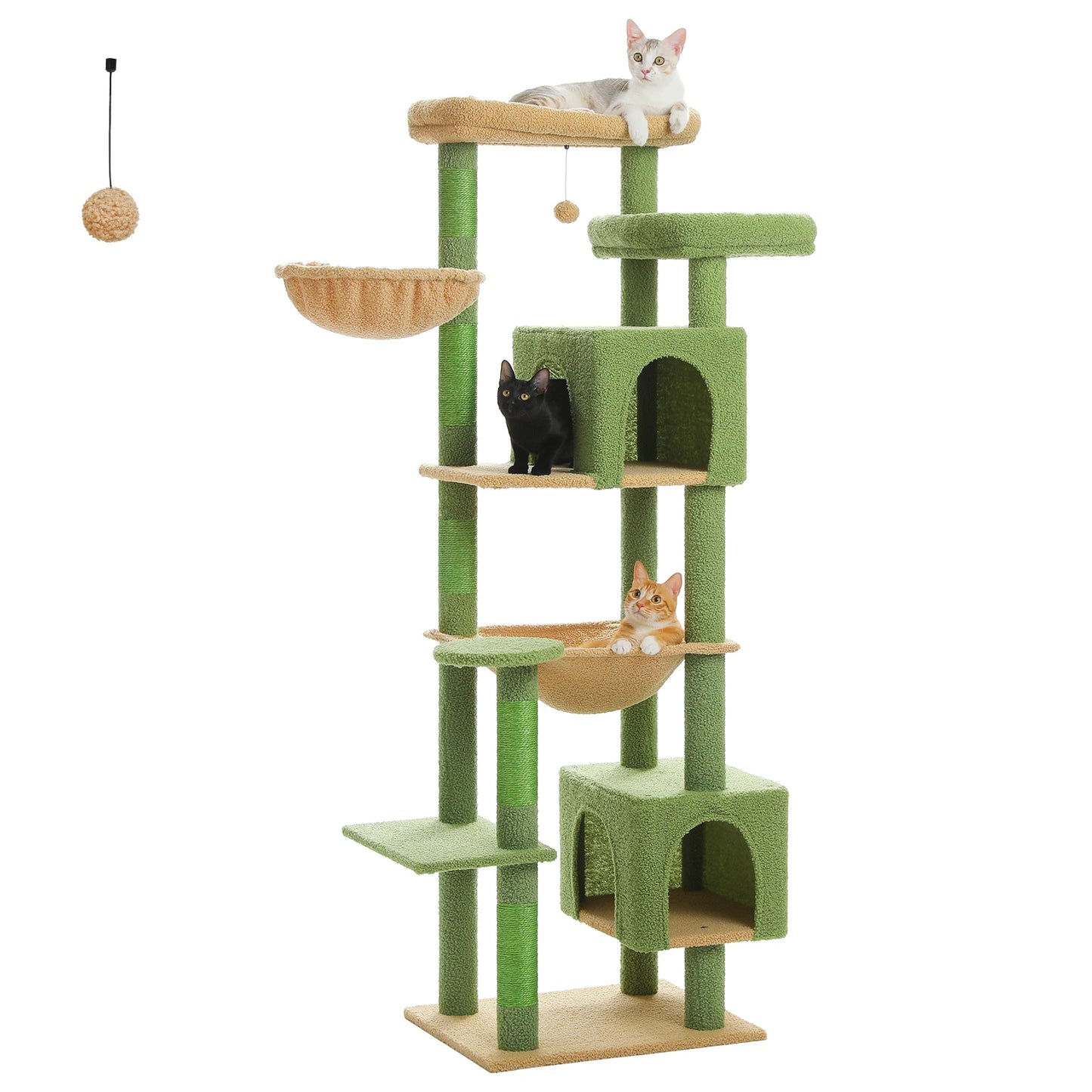 PAWZ Road Cat Tree With Hammock And Scratching Posts