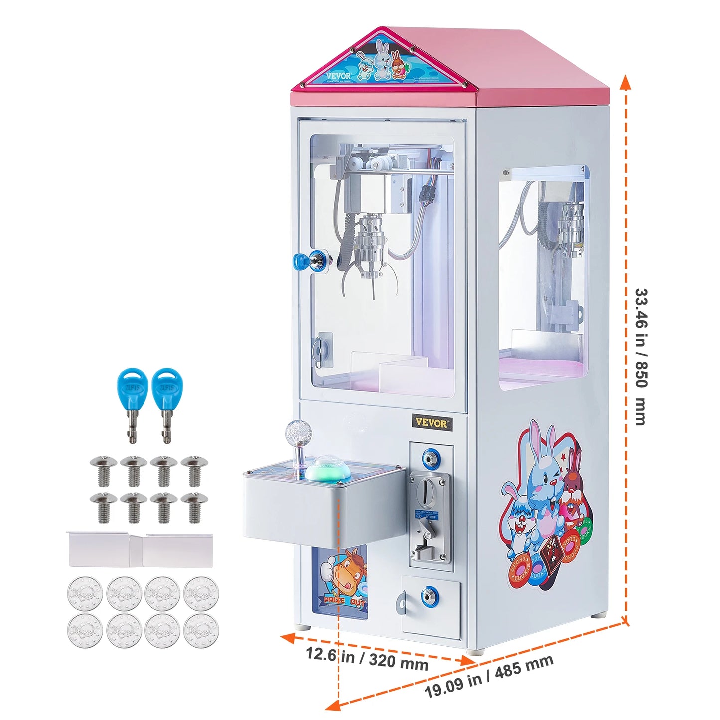 SucceBuy Claw Machine Arcade Prize Grabber For Vending Toys