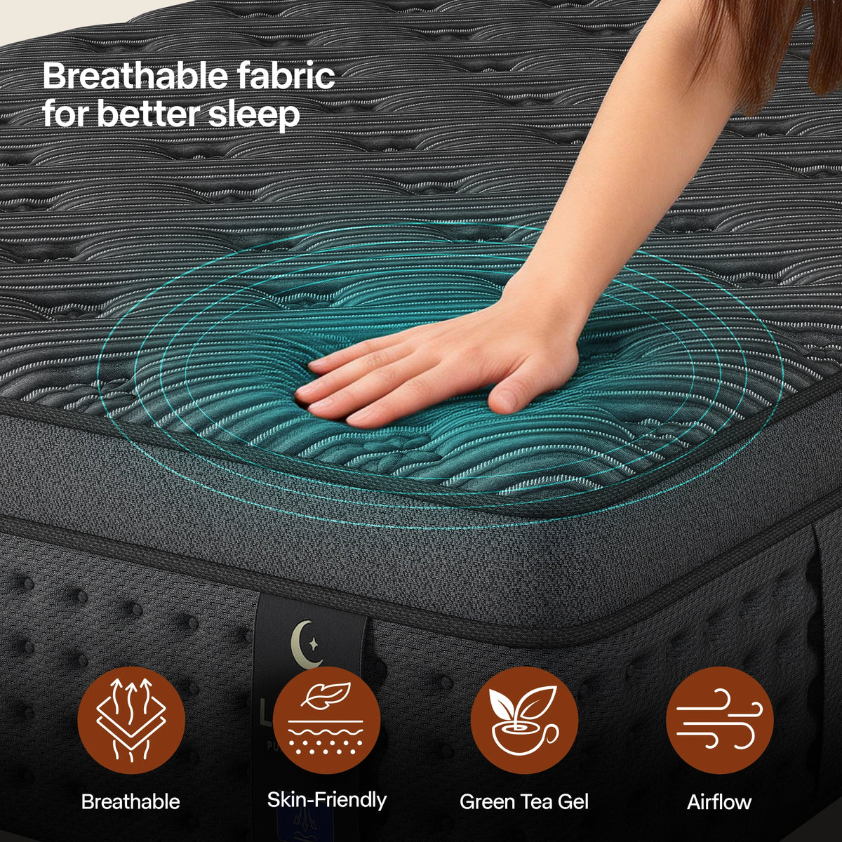 Medium Firmness Memory Foam Spring Mattress For Pressure Relief
