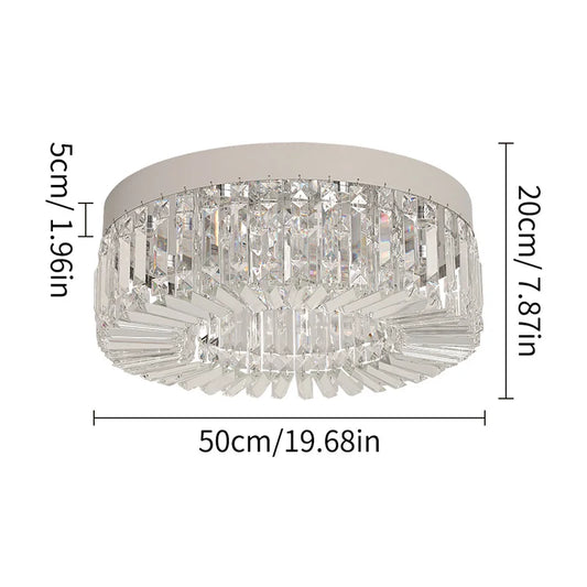 GreeLustr Crystal LED Ceiling Chandelier For Living Room And Bedroom