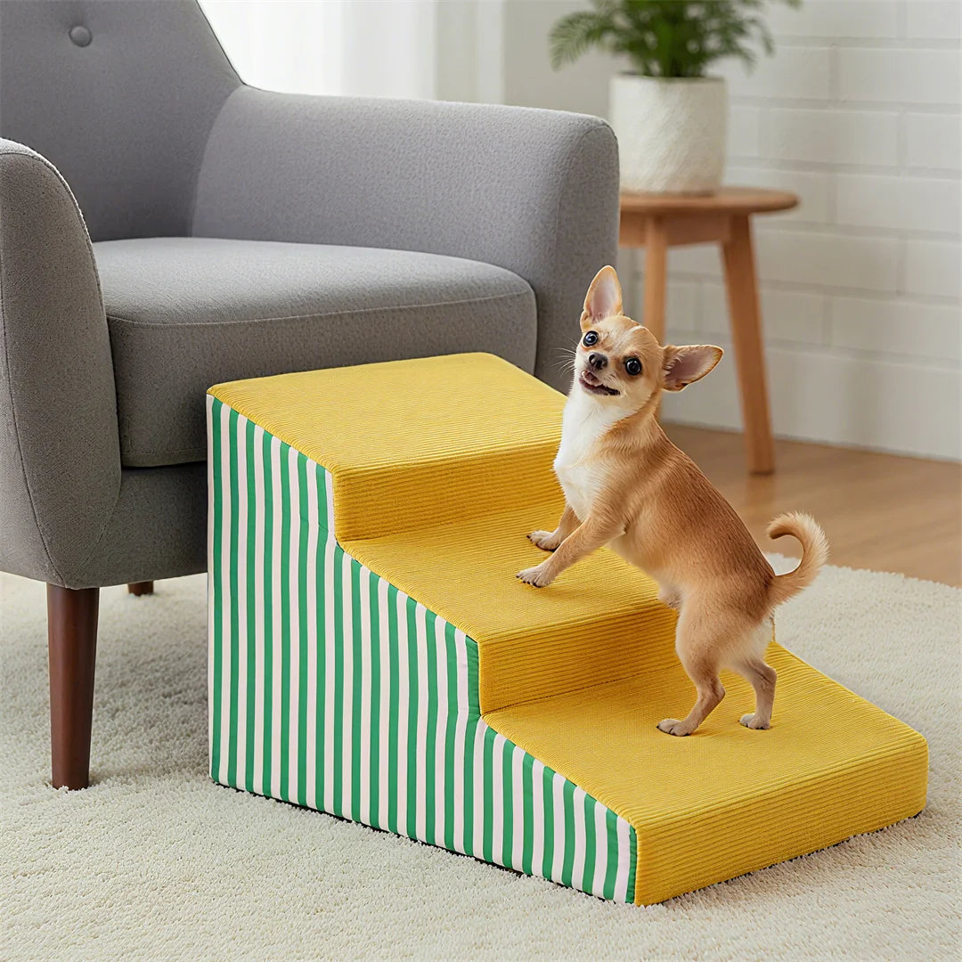 Pet Stairs For Dogs With Non Slip Removable Surface