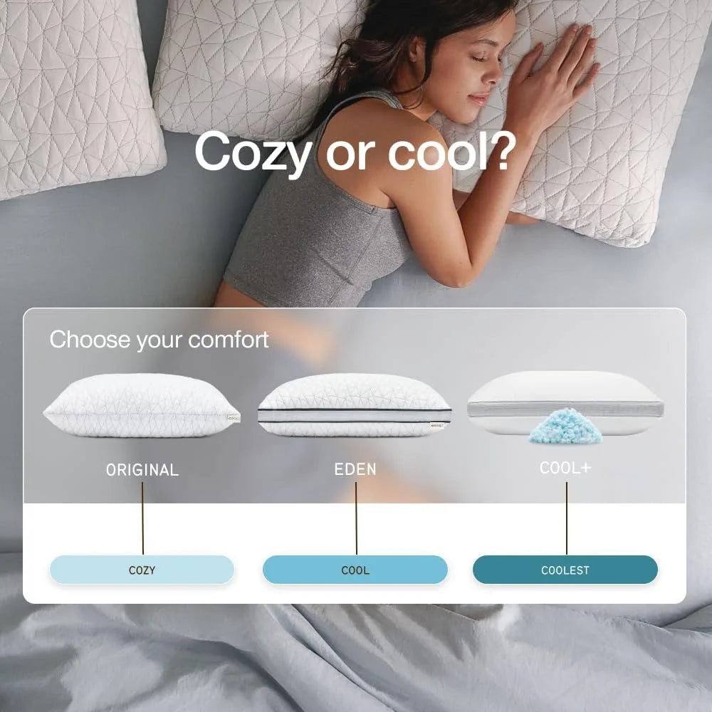 Coop Home Goods Adjustable Memory Foam Pillow For Back Sleepers