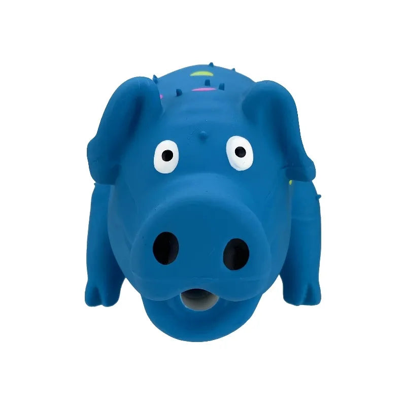 Pig Shaped Silicone Dog Chew Toy For Engaging Playtime