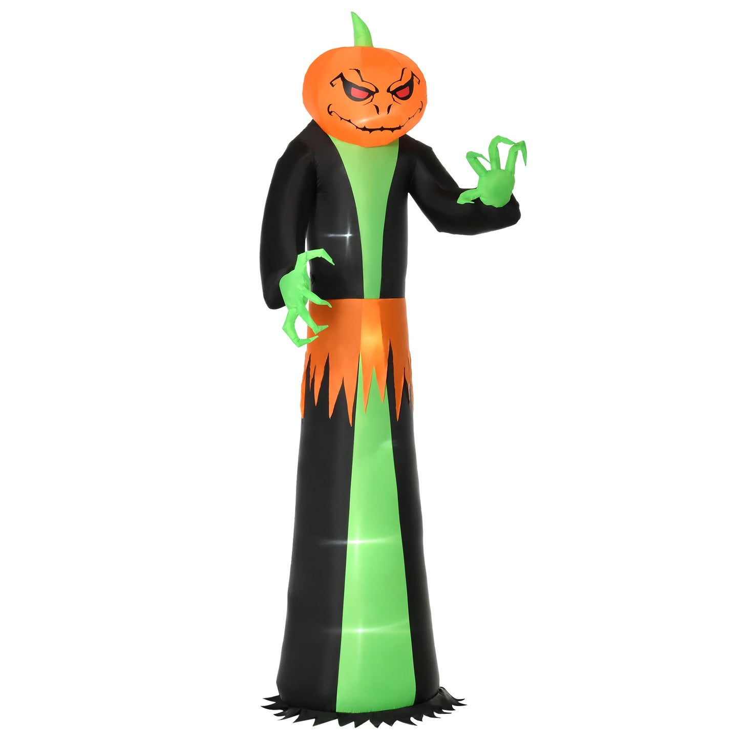 Glowing Pumpkin Inflatable Outdoor Halloween Lawn Decorations