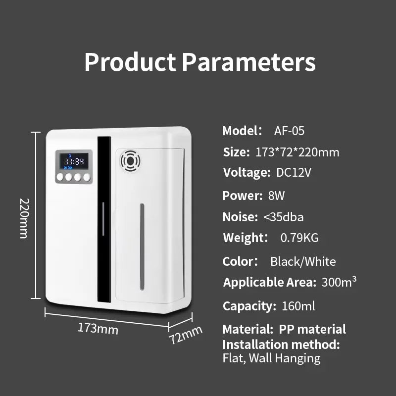 Namste Bluetooth Aroma Diffuser Wall Hanging Home Air Purifier