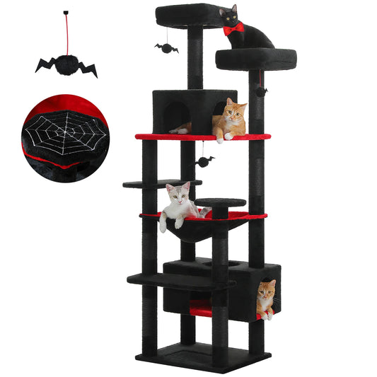 PAWZ Road Cat Tree Tower With Scratching Posts And Condos