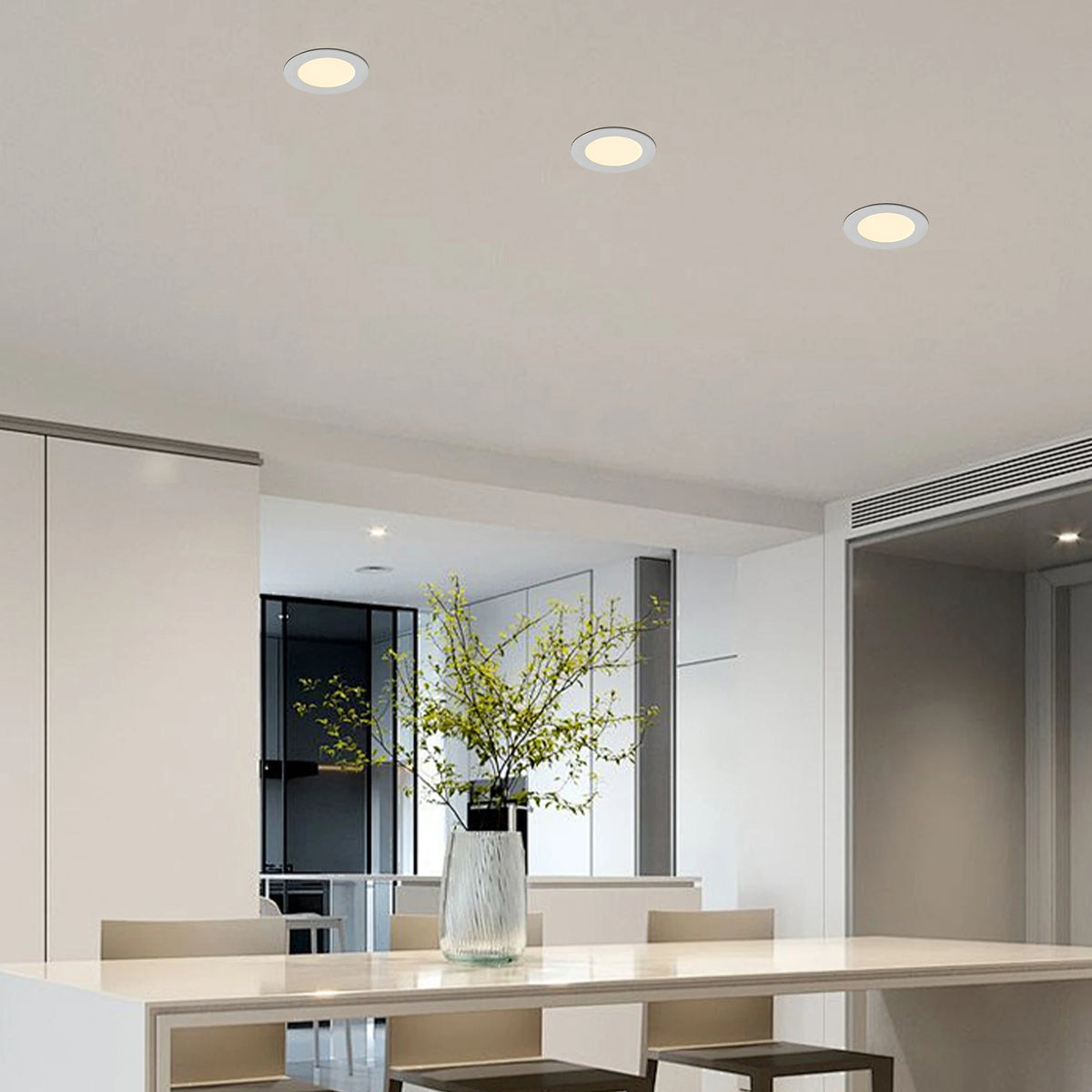 ArlgSite Dimmable Shellless Led Recessed Downlights With Junction Box
