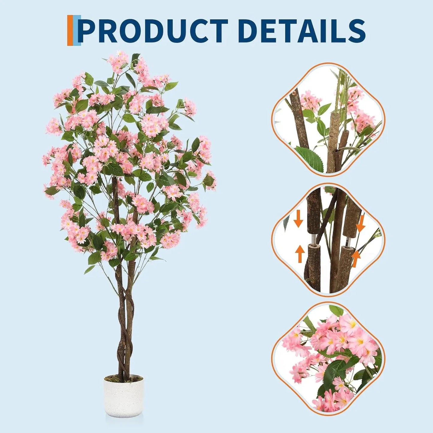 Himiss Artificial Osmanthus Tree With Planter
