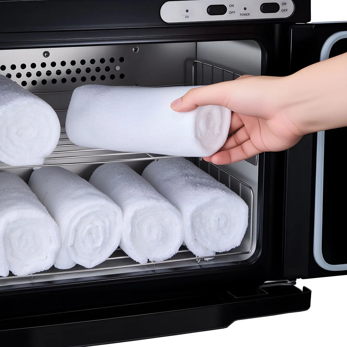 Commercial Hot Towel Warmer Cabinet With Stainless Steel Rack