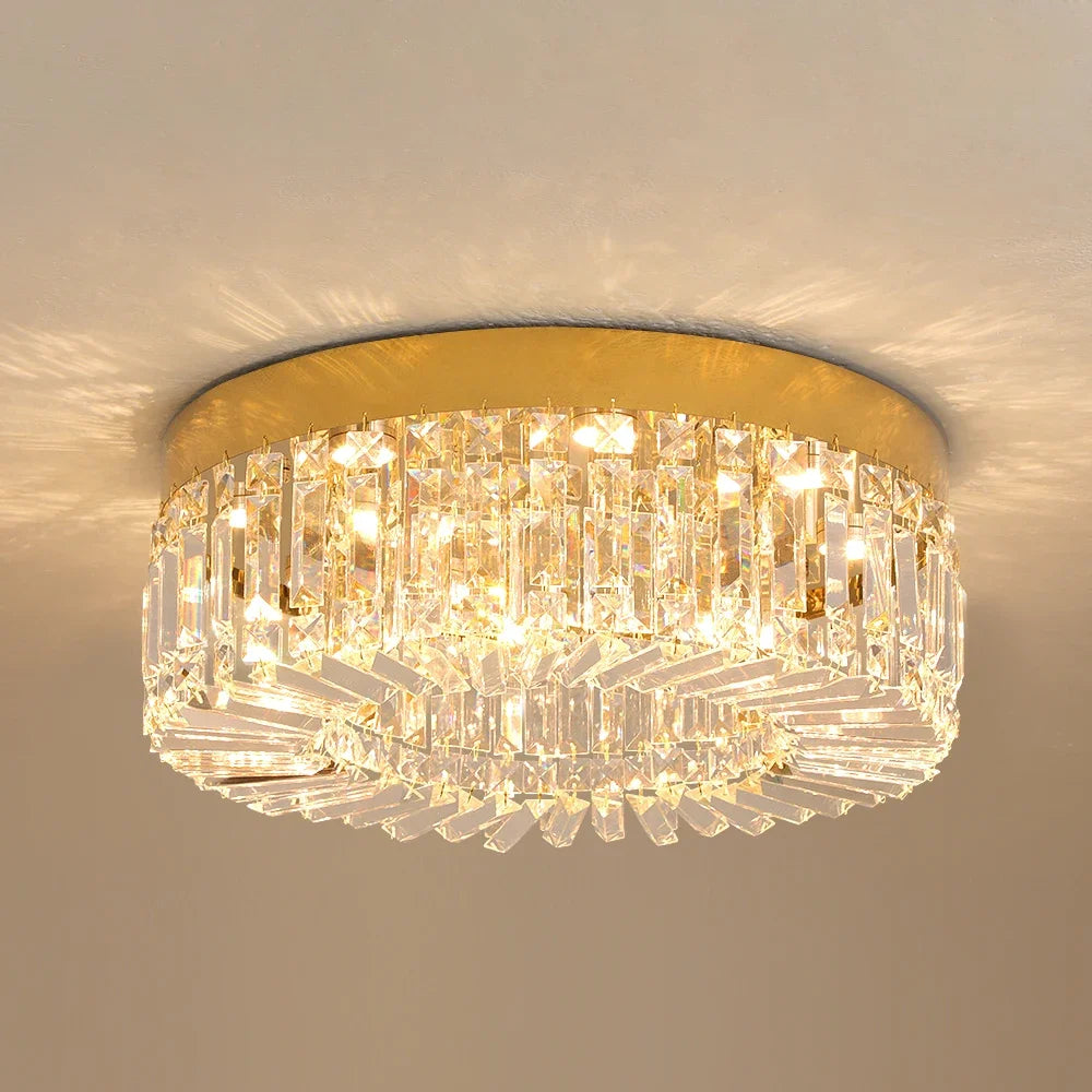 Vetrulus Modern Crystal Ceiling Light Led Chandelier Home Decor