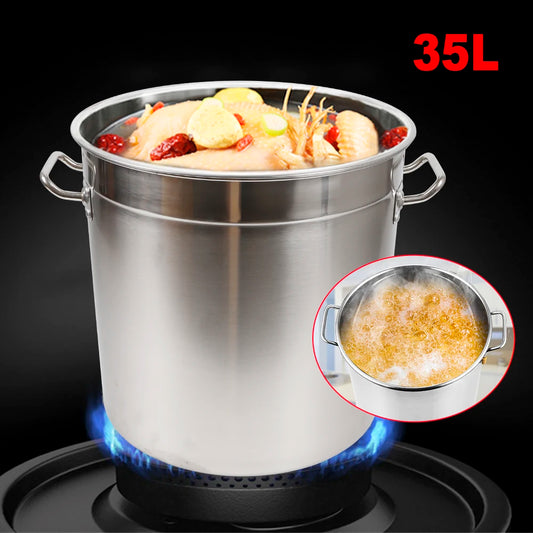 Stainless Steel Heavy Duty Soup and Stock Pot With Lid