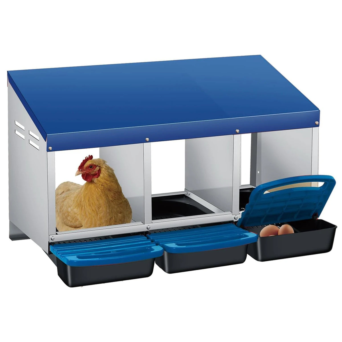 Twister.Ck Automatic Multi Compartment Nesting Box For Chicken Eggs