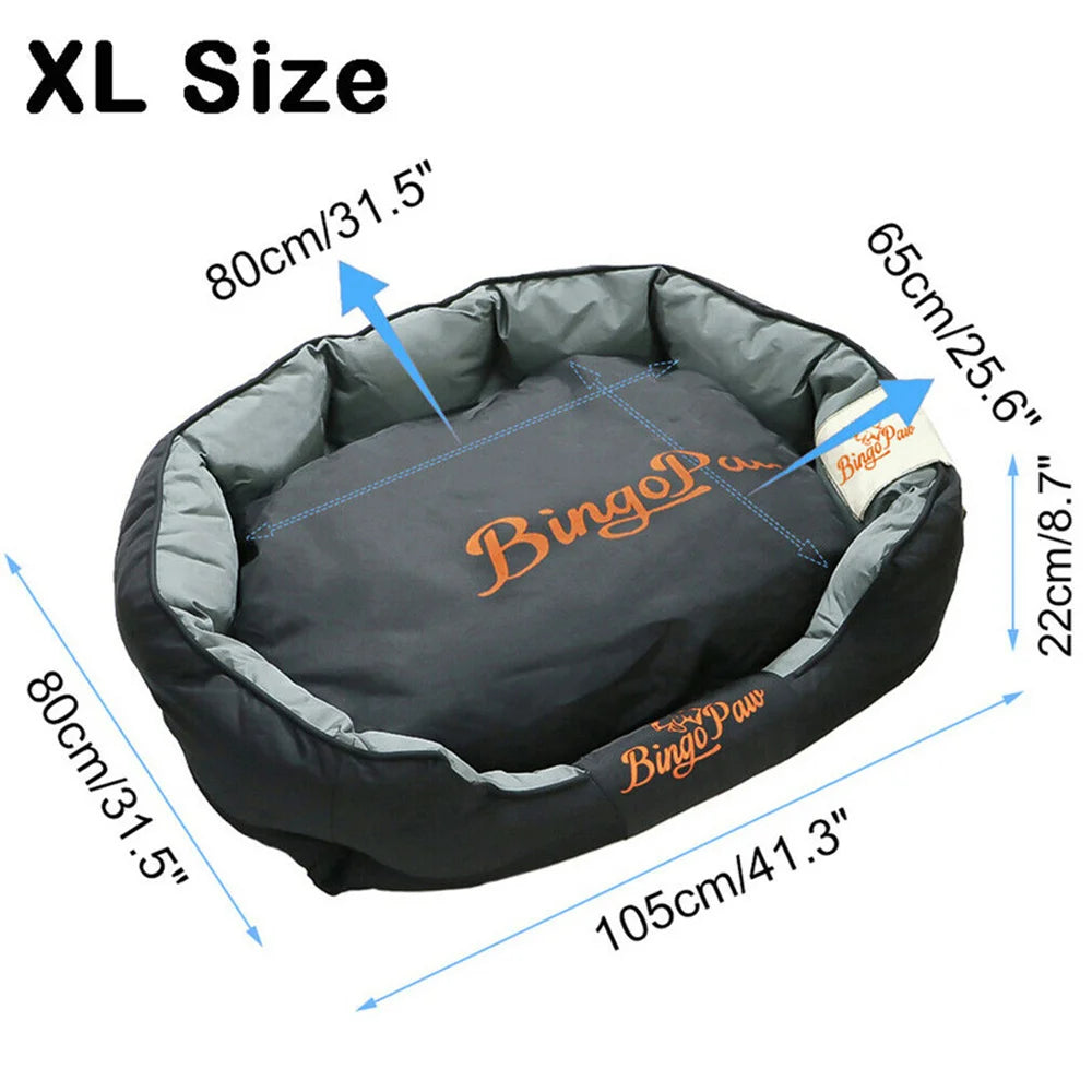Borwart Waterproof Orthopedic Sofa Dog Bed With Removable Cover