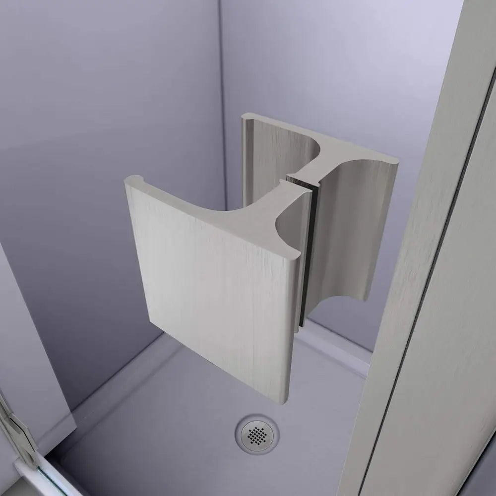 Semi-Frameless Modern Tempered Glass Bathroom Shower Door